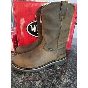 JUSTIN MEN'S DRYWALL WATERPROOF WORK BOOTS SOFT TOE - SE4960 Sz 9 D